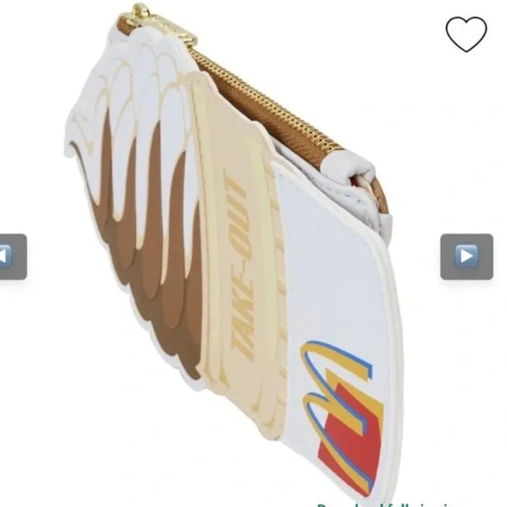 Loungefly McDonald's Soft Serve Ice Cream Cone Card Holder NWT - Picture 3 of 6